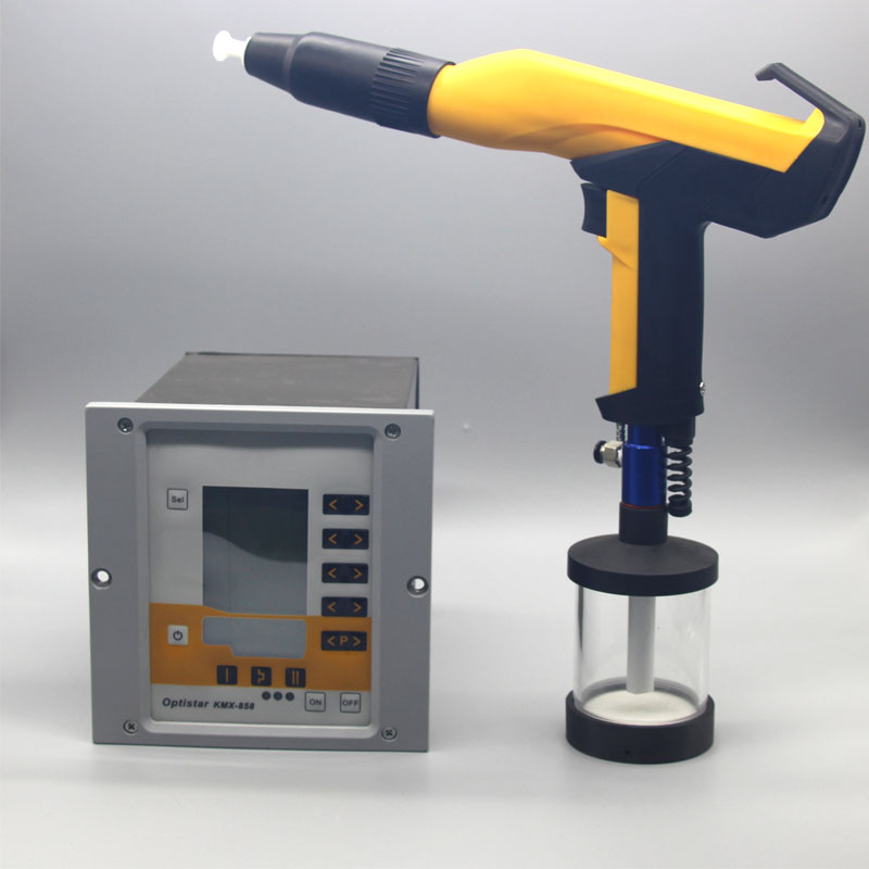 Small Portable Electrostatic powder coating machine LT-G500T for lab use