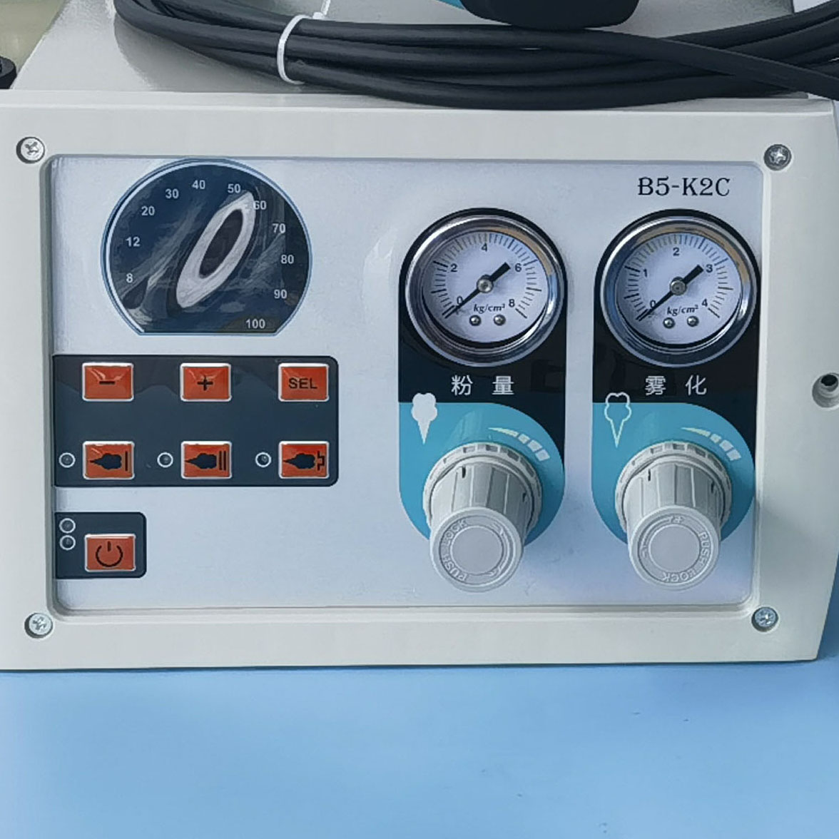 Small portable powder coating equipment for car wheels B5