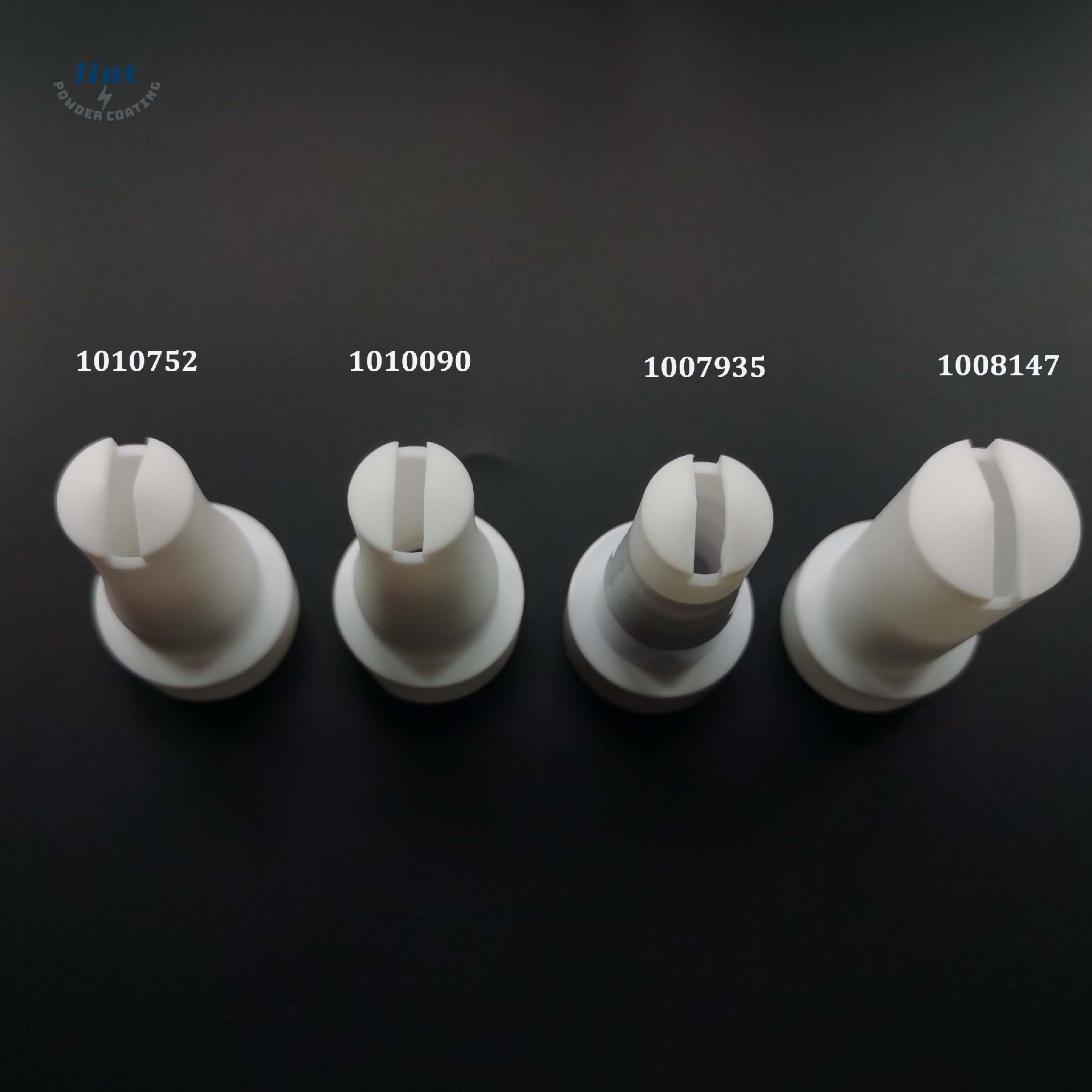 1010752 GM03 manual Powder coating gun accessories Flat jet nozzle NF20 1010090 NF21 1007935 NF24 1008147 Flat electrode